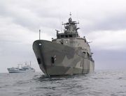 FNS Pohjanmaa of the Finnish Navy.