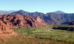 Calchaquí Valleys in the province of Salta.