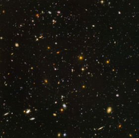 The deepest visible-light image of the universe, the Hubble Ultra Deep Field. Image Credit: NASA, ESA, S. Beckwith (STScI) and the HUDF team.