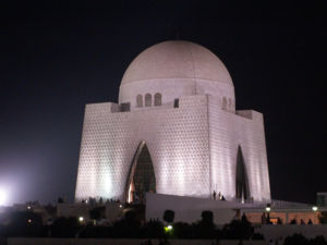 Mazar-e-Quaid— the mausoleum of Jinnah in Karachi