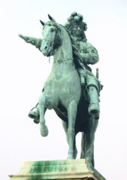 Equestrian statue of Louis XIV at Château of Versailles