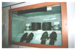 The personal effects of Patel on display at the Sardar Patel National Memorial, Ahmedabad