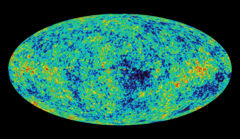 WMAP image of the cosmic microwave background radiation