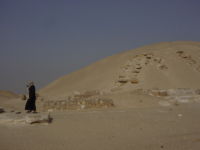 The ruined Pyramid of Amenemhet I at Lisht