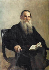 Portrait of Leo Tolstoy (1887) by Ilya Yefimovich Repin