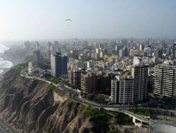 Skyline of Lima, Peru