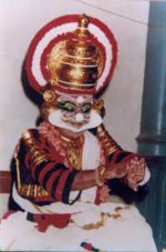  Guru Padma Shri Mani Madhava Chakyar performing Koodiyattam - the oldest surviving ancient Sanskrit theatre in world