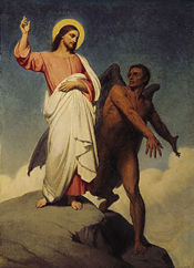 Temptation of Christ, Ary Scheffer, 19th c.