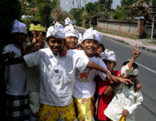 Balinese boys in Ubud.