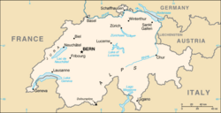 Map of Switzerland (overview)