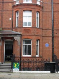 Oscar Wilde's house in Tite Street, Chelsea