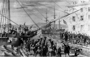 Monopolistic activity by the company triggered the Boston Tea Party.