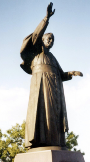 One of many John Paul II statues