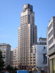 The Boerentoren ('Farmers' tower'), nickname of – nowadays – the�KBC�Bank�building in Antwerp