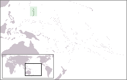 Location of Northern Mariana Islands