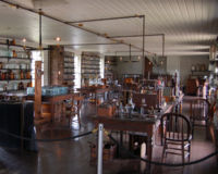 Edison's Menlo Park Laboratory, removed to Greenfield Village in Dearborn, MI. (Note the organ against the back wall)