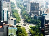 Paseo de la Reforma, as seen from the Torre Mayor