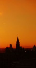 Sunset at Parliament Hill.