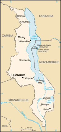 Map of Malawi