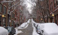 Beacon Hill in the winter.