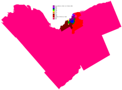 Map of Ottawa's annexation history.