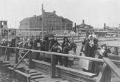 Landing at Ellis Island