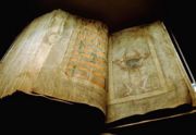 The Codex Gigas from the 13th century, held at the Royal Library in Sweden.