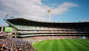 A view of the MCG's Great Southern Stand during the 1998 Boxing Day cricket Test match