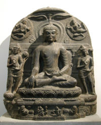 Buddha and Bodhisattvas, 11th century, Pala Empire.