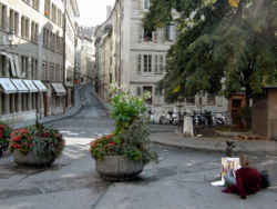 Streets in the Old Town of Geneva