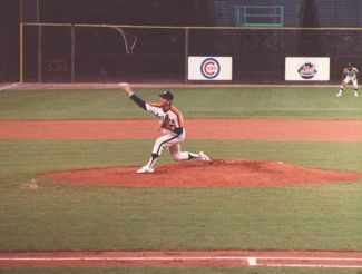 Nolan Ryan pitching in Atlanta on June 28 1983