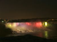 Niagara Falls at night