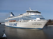 Cruises are a popular tourist attraction throughout Finland. Pictured M/S Silja Serenade.