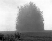 Explosion of the Hawthorn Ridge mine, 7:20 am, 1 July, 1916