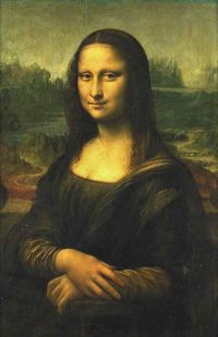 The Mona Lisa, one of the Louvre's most famous treasures.