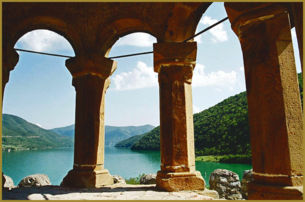 View from Ananuri Monastery