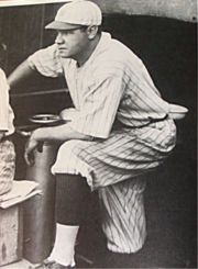 Ruth in 1920, the year he joined the Yankees.