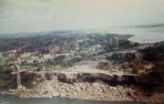 American Falls "shut off" during erosion control efforts in 1969 (see text)