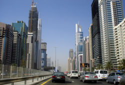 Skyscrapers along Sheikh Zayed Road