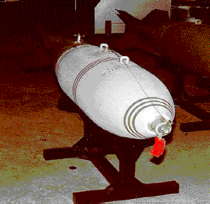 An American-made MC-1 gas bomb