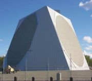 Phased array: Not all radar antennas must rotate to scan the sky.