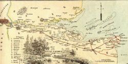 The lower course of the Thames in 1840