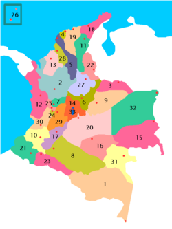 Departments of Colombia