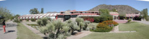 Taliesin West Panorama from the "bow" looking at the "ship"