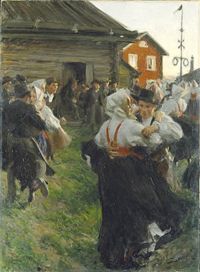 Midsummer's Eve, painting by Anders Zorn.