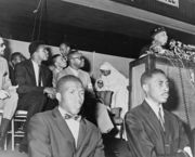 Ali at an address by Elijah Muhammad