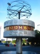 Weltzeituhr (lit: World Time Clock) at Alexanderplatz