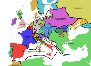 Europe after the Peace of Westphalia in 1648