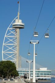 Vasco da Gama Tower in Lisbon