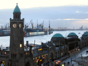 Landungsbrücken (“Jetties”), in St. Pauli district